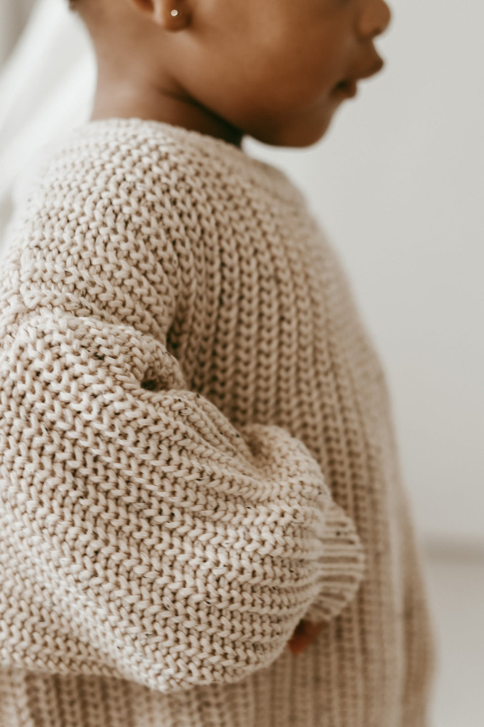 OAT Co Oat Fleck Chunky Sweater