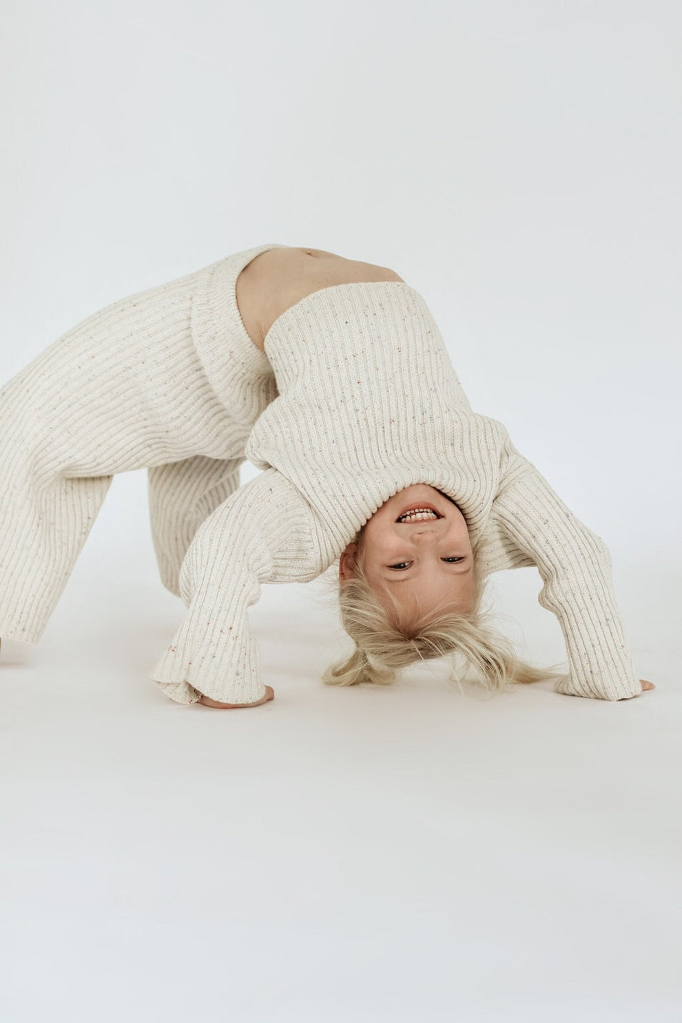 OAT co Sprinkle Knit Ribbed Sweater