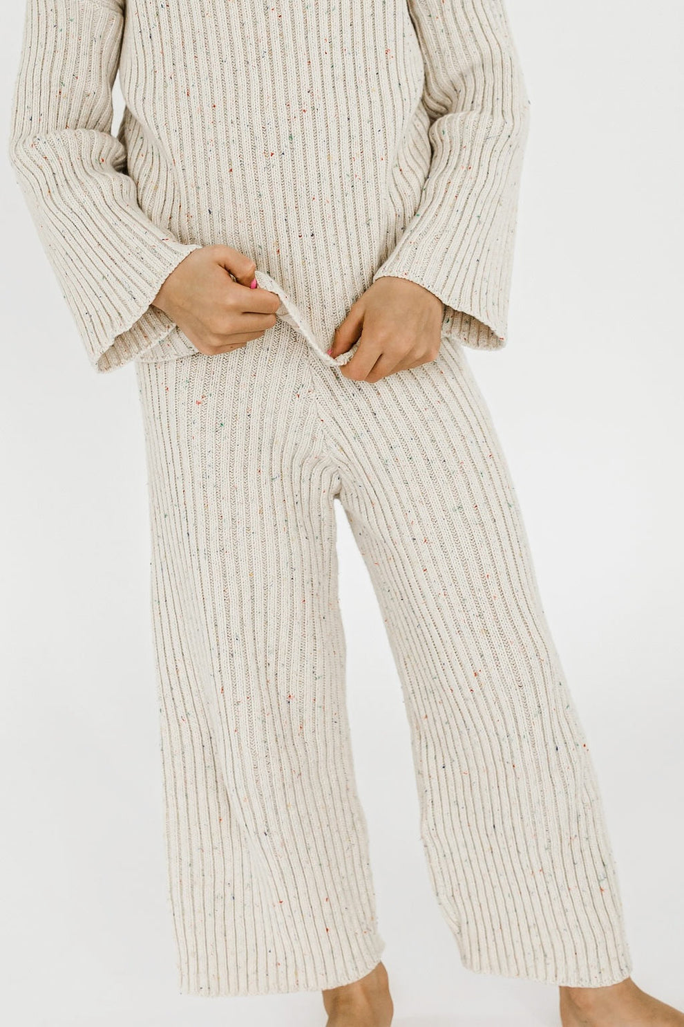 OAT Co Sprinkle Knit Ribbed Pant