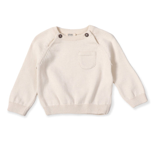 Milan Raglan Sleeve Sweater Knit Pullover